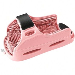 Foot Washer, Lazy Foot Washer, Massage Shoe Washer, Massage Foot Washer, Bathroom Foot Care Tools,Pink Pink