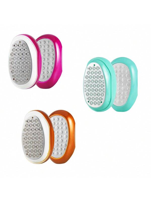 1pc 2-In-1 Foot File Callus Remover- Heel Scraper & In Shower Foot Scrubber Dead Skin Remover - Pedicure Foot Buffer For Soft Feet Multicolor