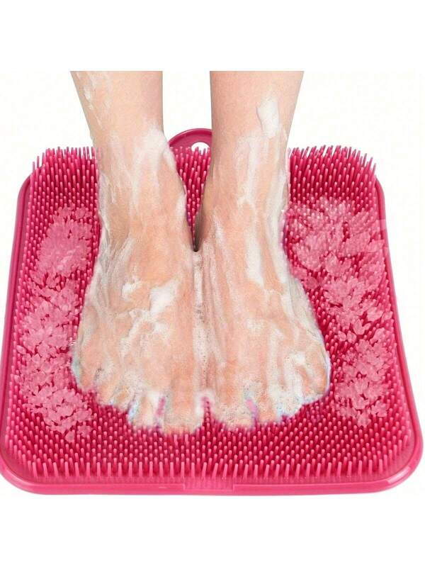 Foot Washing Household Bathroom Foot Acupoint Massage Foot Pad To Remove Calluses, Dead Skin And Exfoliation Lazy Foot Washing Pad Clear