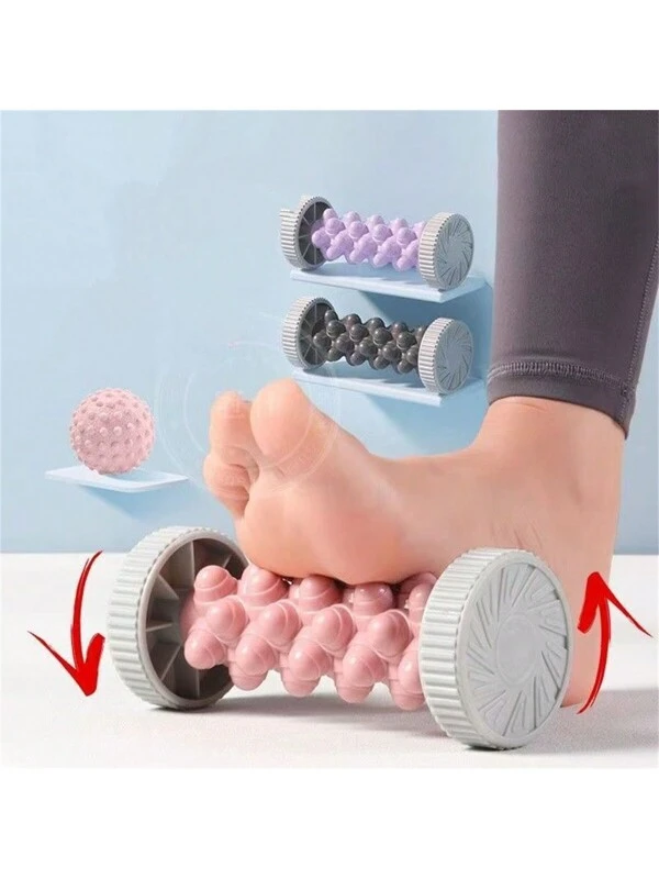 Foot Roller Massage Tool For Plantar Fasciitis Relief, Manual Deep Tissue Foot Massager For Circulation And Pain Relief, Foot Massage Roller For Arch, Heel Recovery Multicolor