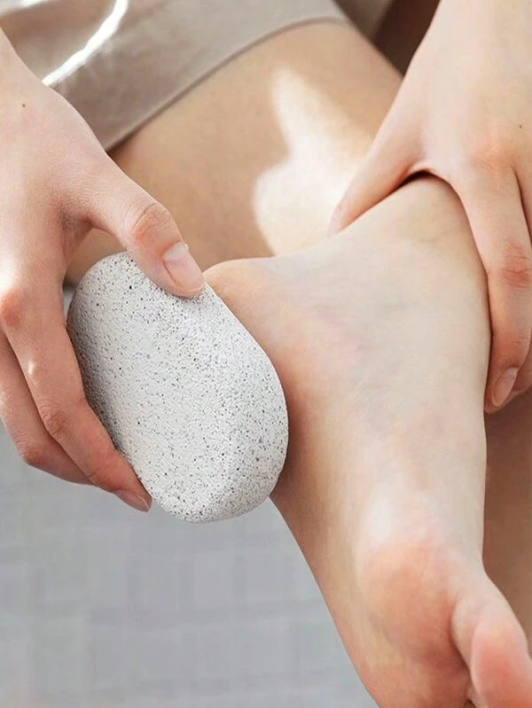 1pc Natural Pumice Stone, Pedicure Tools Hard Skin Callus Remover For Feet And Hands, Foot File Exfoliation To Remove Dead Skin, And Calluses,Bag,Organizer,Storage Multicolor